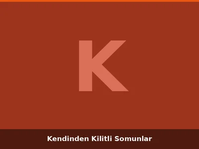 Kendinden Kilitli Somunlar
