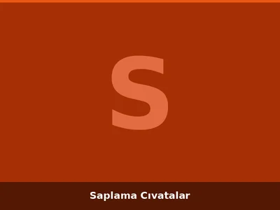 Saplama Cıvatalar