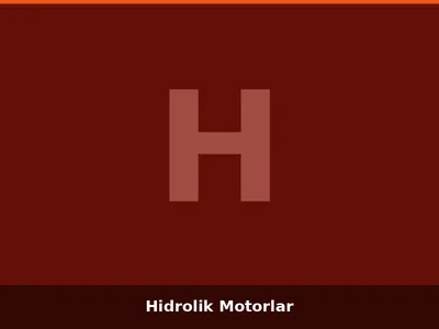 Hidrolik Motorlar
