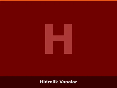 Hidrolik Vanalar