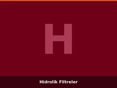 Hidrolik Filtreler