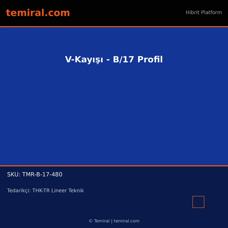 V-Kayışı - B/17 Profil