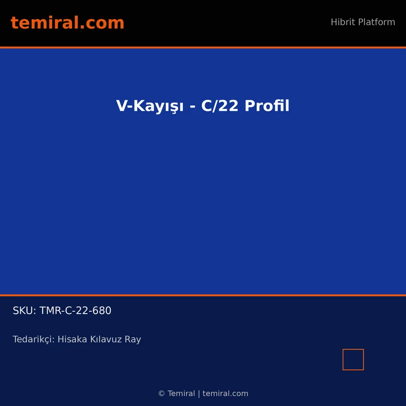 V-Kayışı - C/22 Profil