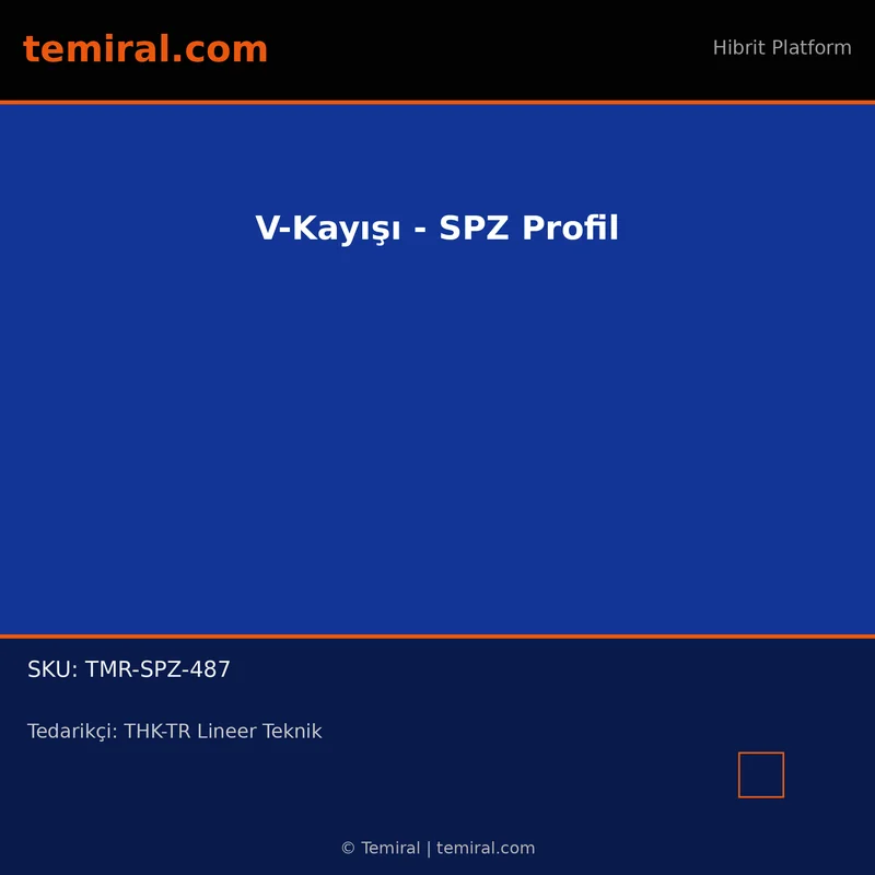 V-Kayışı - SPZ Profil