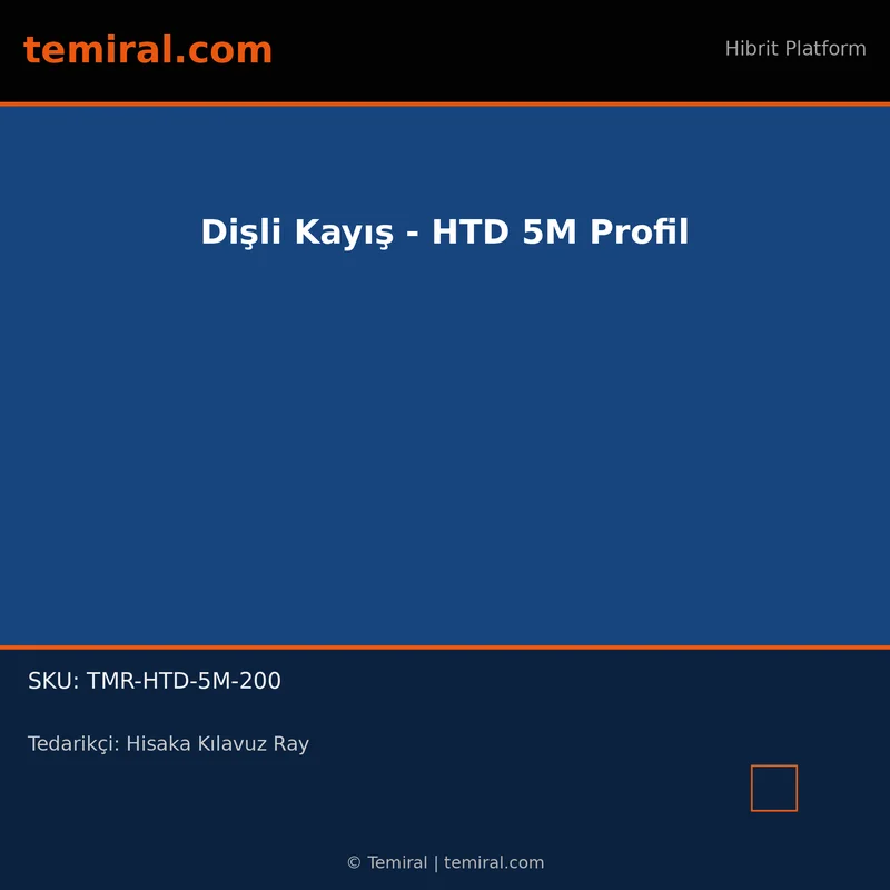 Dişli Kayış - HTD 5M Profil