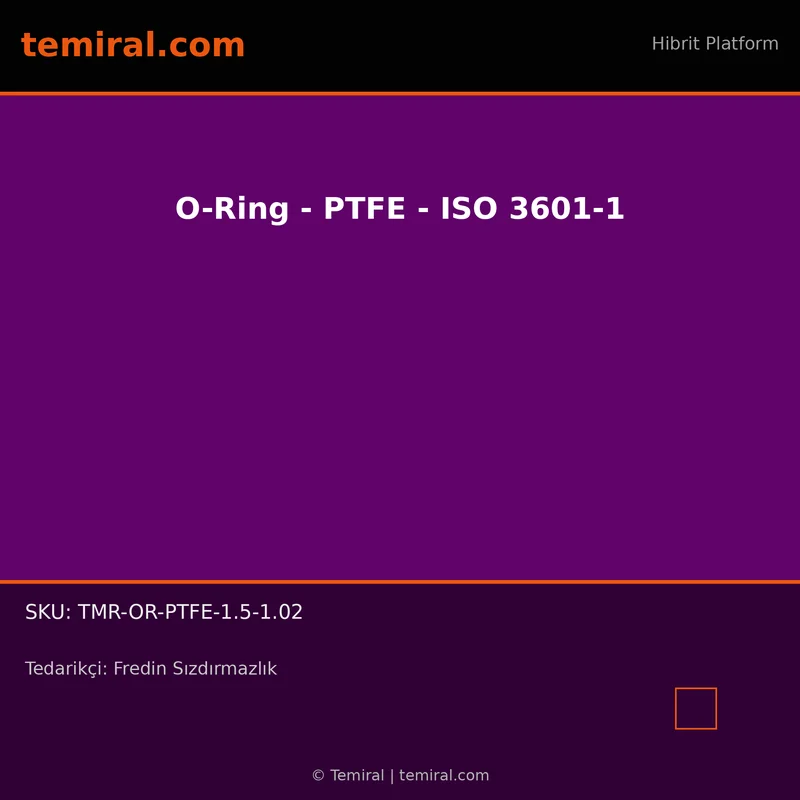 O-Ring - PTFE - ISO 3601-1