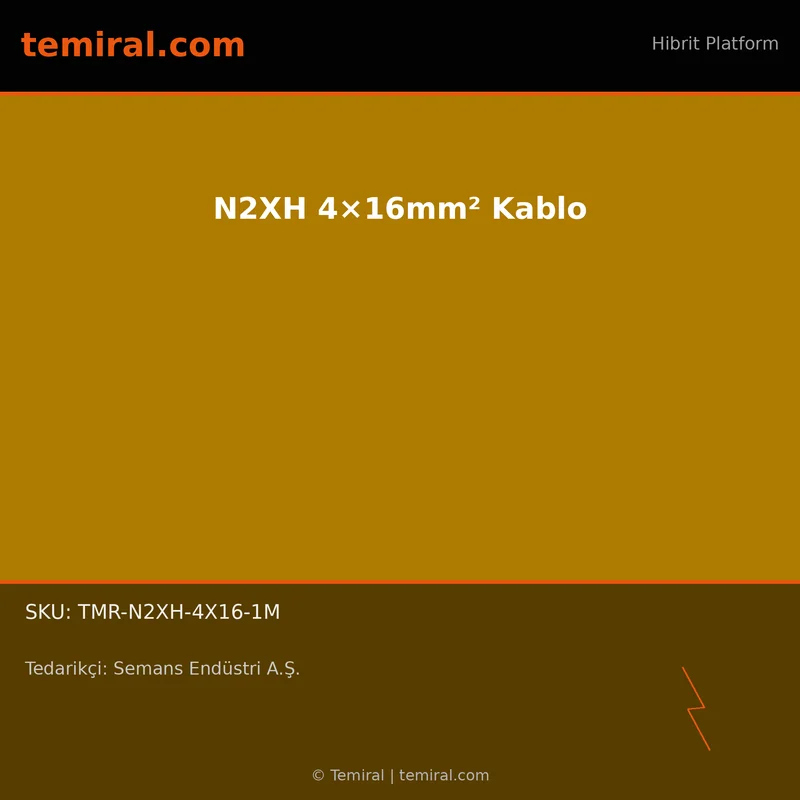 N2XH 4×16mm² Kablo