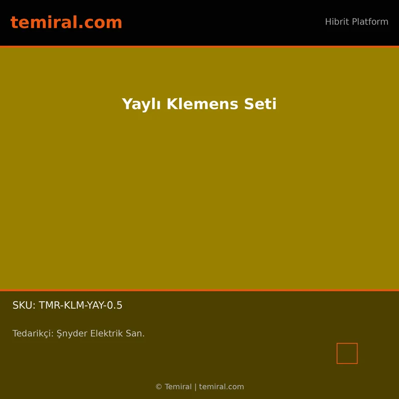 Yaylı Klemens Seti