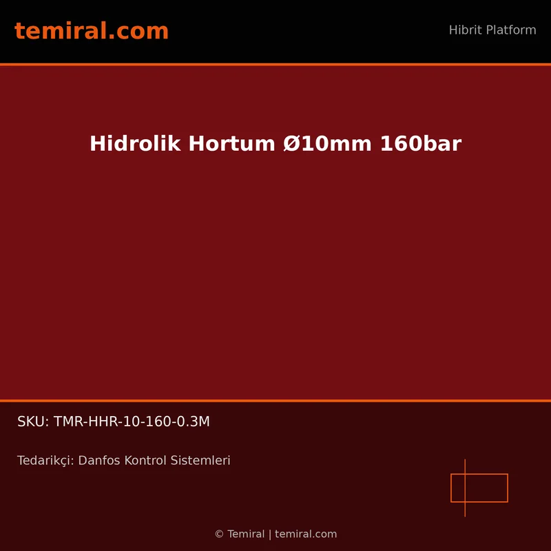 Hidrolik Hortum Ø10mm 160bar