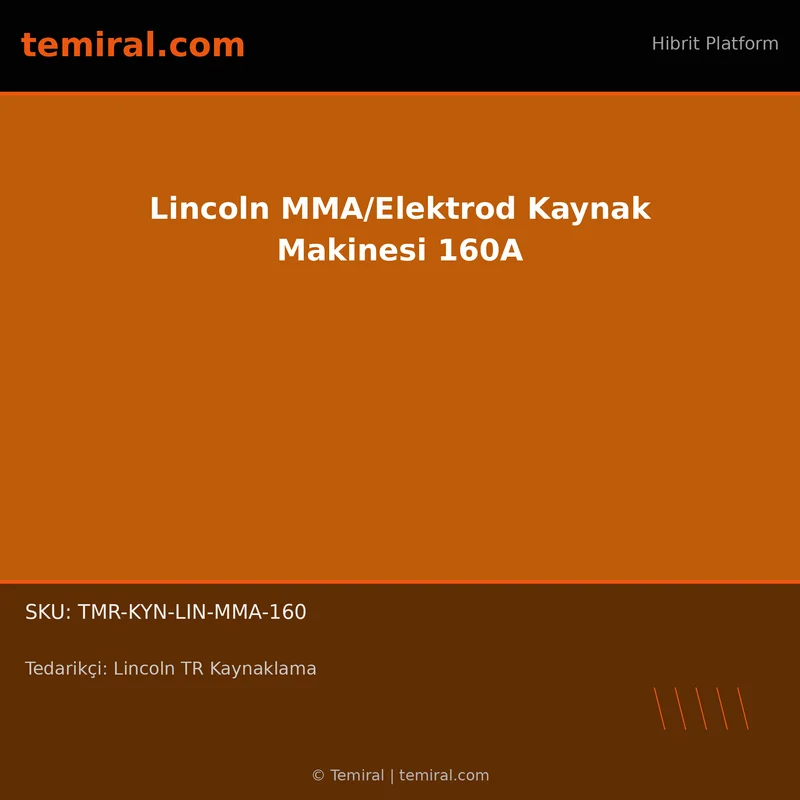 Lincoln MMA/Elektrod Kaynak Makinesi 160A