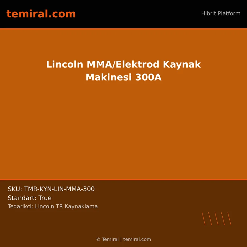 Lincoln MMA/Elektrod Kaynak Makinesi 300A