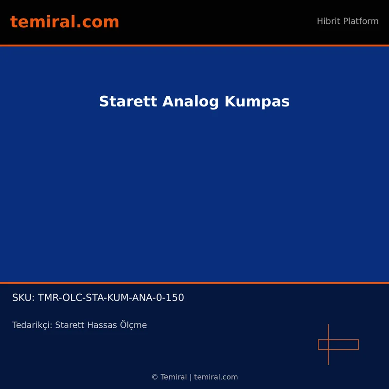 Starett Analog Kumpas