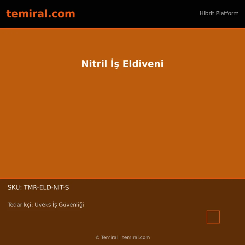 Nitril İş Eldiveni