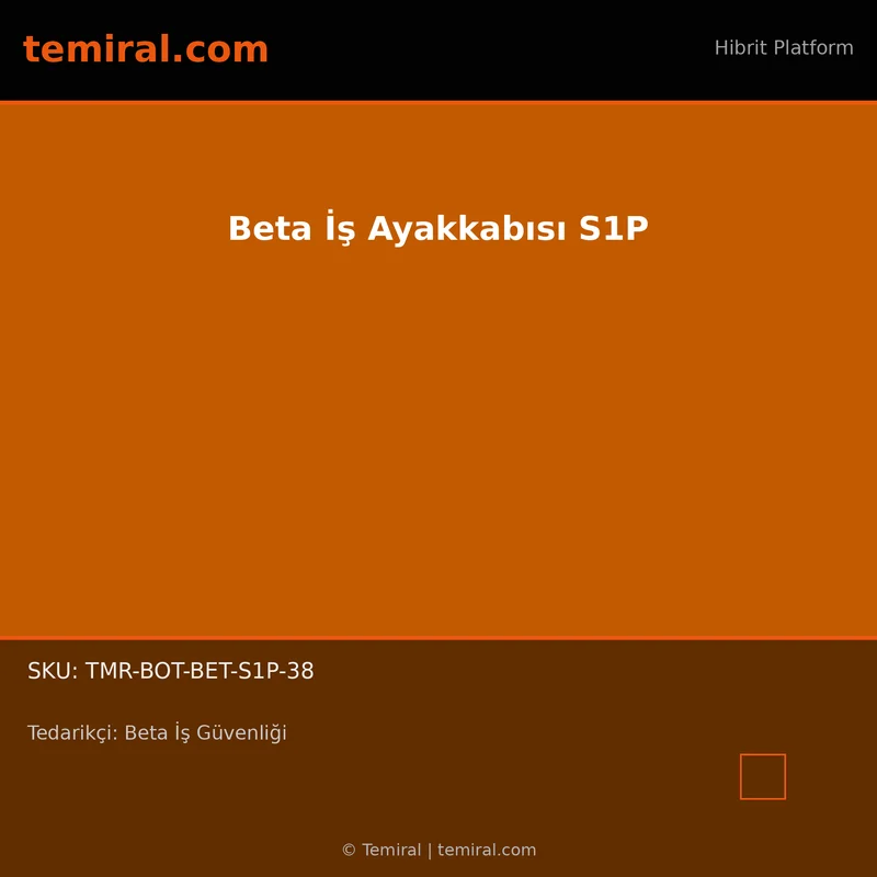 Beta İş Ayakkabısı S1P