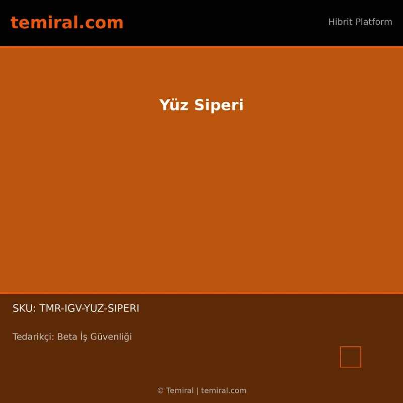 Yüz Siperi