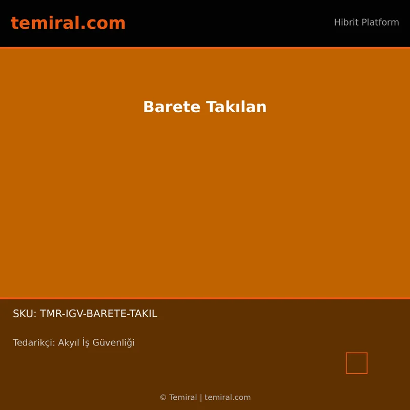 Barete Takılan