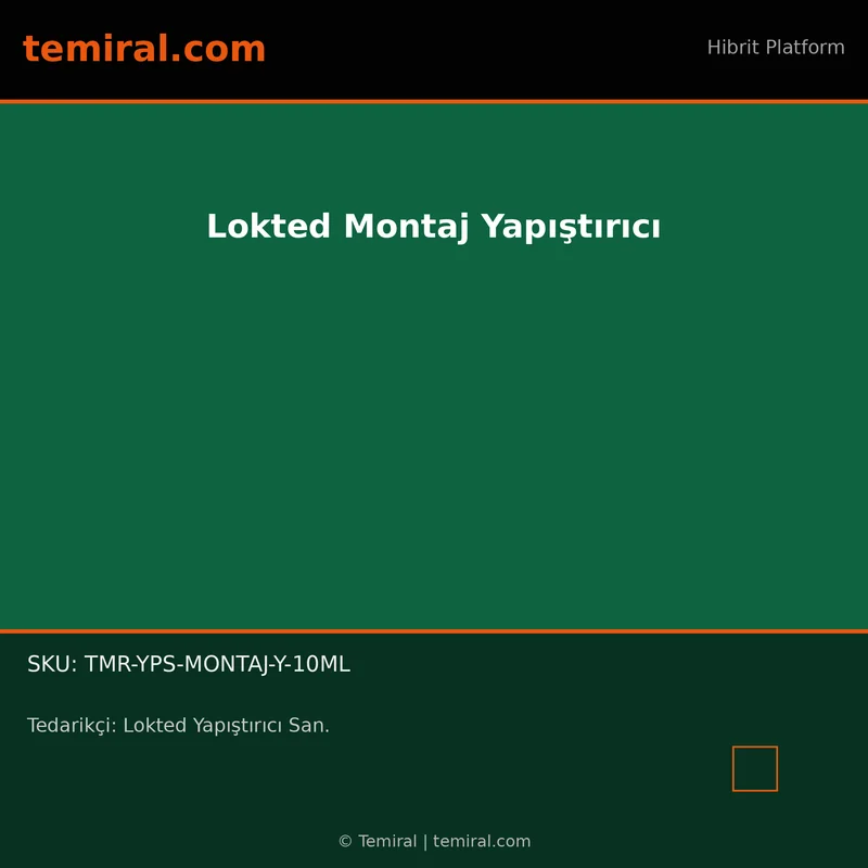 Lokted Montaj Yapıştırıcı