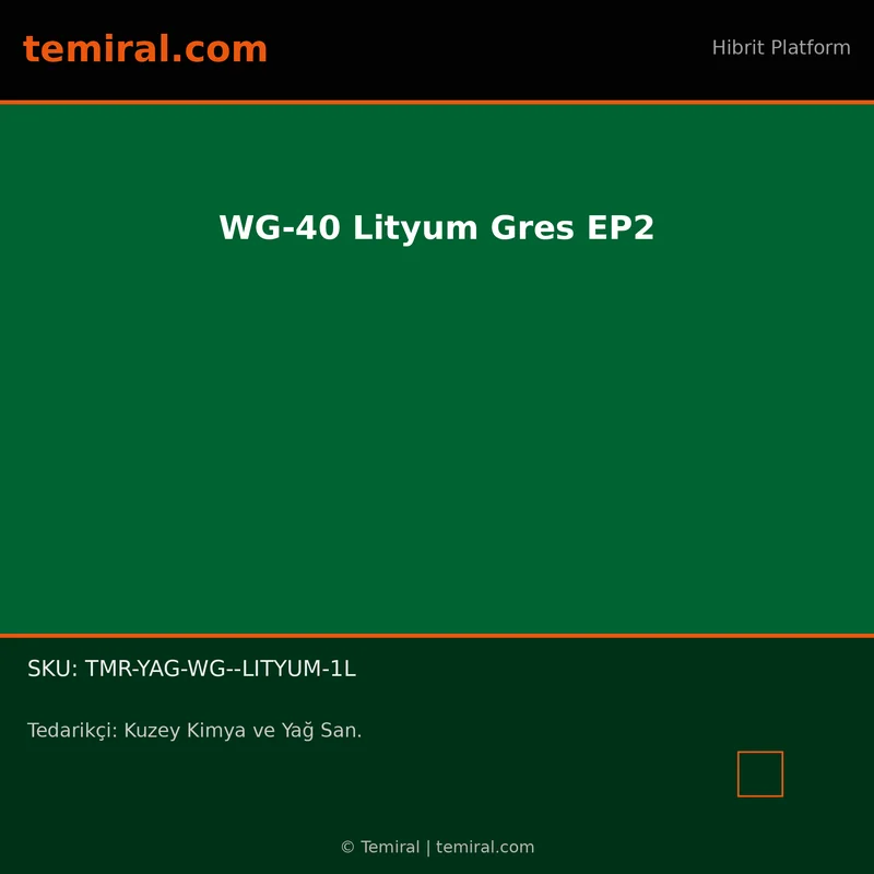 WG-40 Lityum Gres EP2
