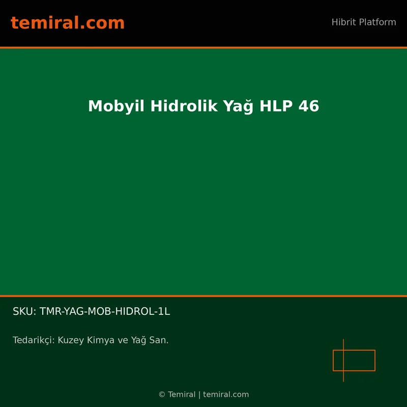 Mobyil Hidrolik Yağ HLP 46