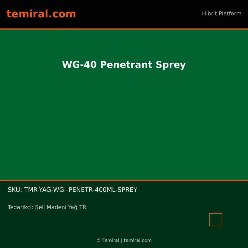 WG-40 Penetrant Sprey