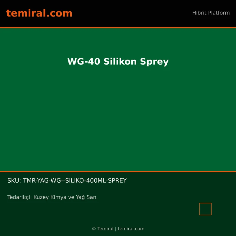 WG-40 Silikon Sprey
