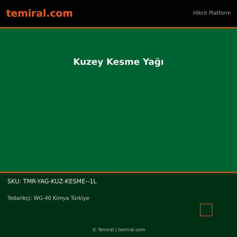 Kuzey Kesme Yağı