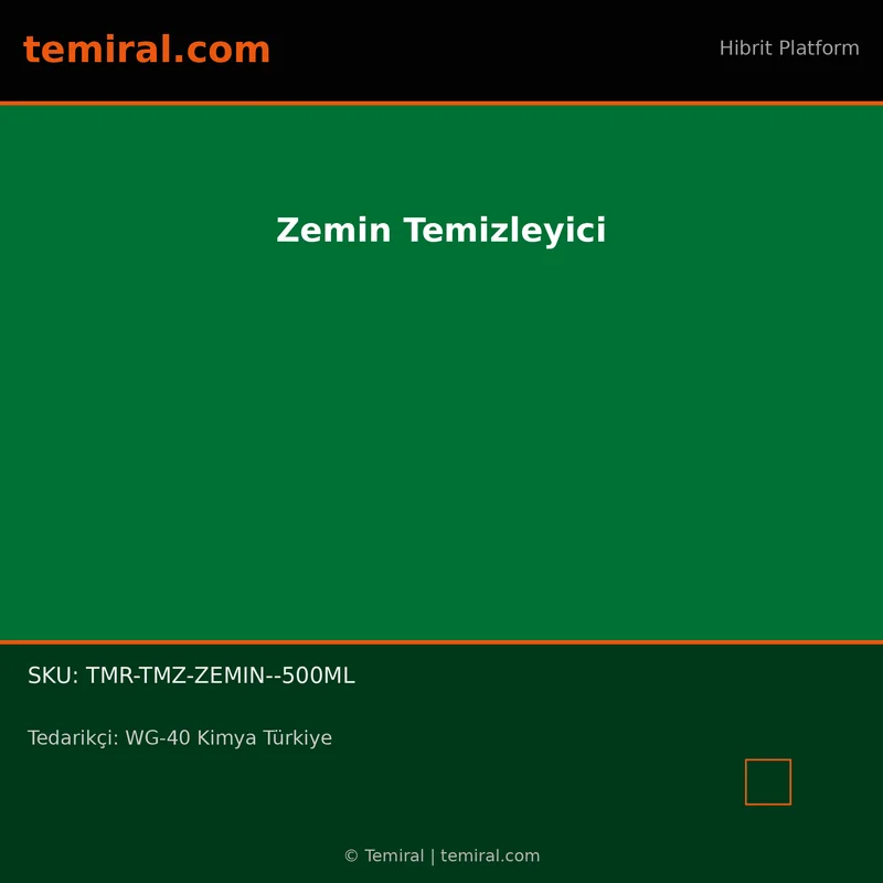 Zemin Temizleyici