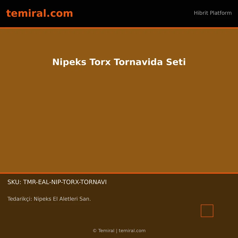 Nipeks Torx Tornavida Seti