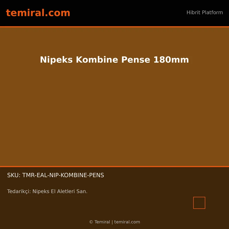 Nipeks Kombine Pense 180mm
