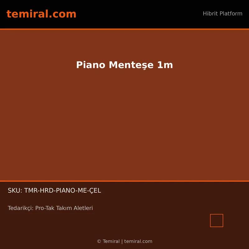 Piano Menteşe 1m