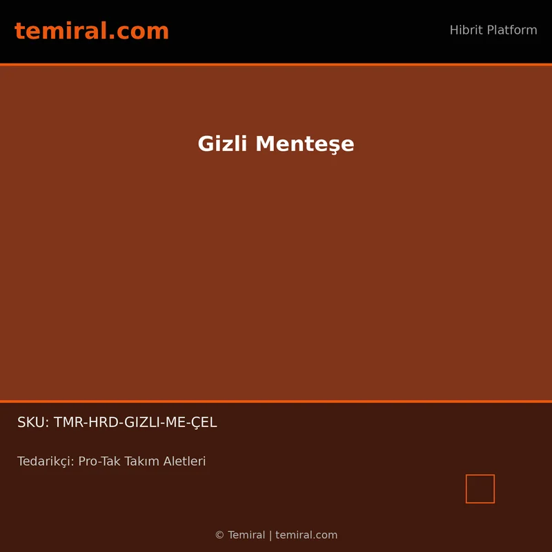 Gizli Menteşe