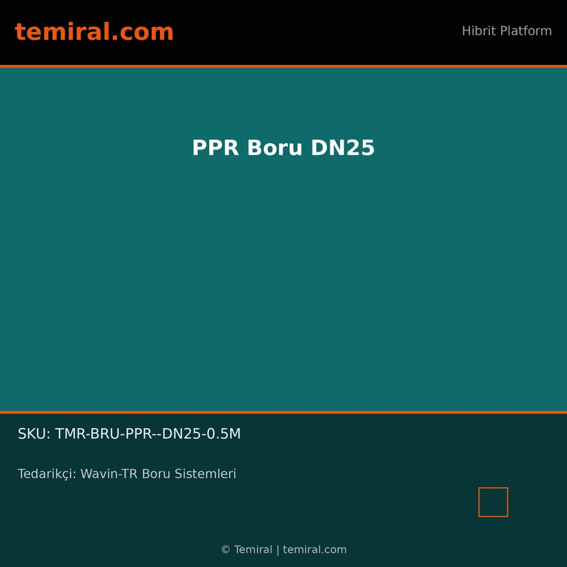 PPR Boru DN25