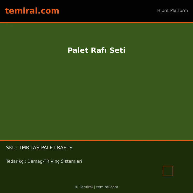 Palet Rafı Seti